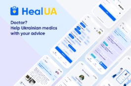 HealUA APP | peer-to-peer help for doctors